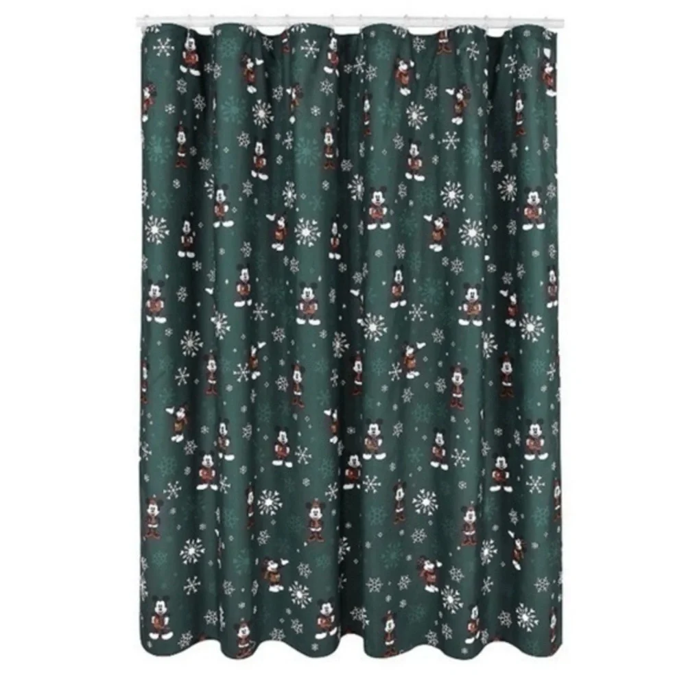 NWT. ST. NICHOLAS SQUARE Mickey & Minnie Shower Curtain